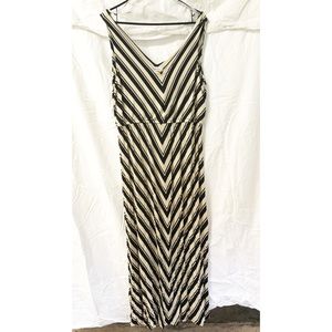 Maxi Chevron Dress